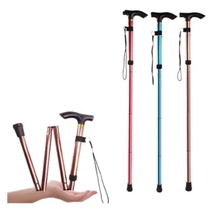 Baston ajustable plegable