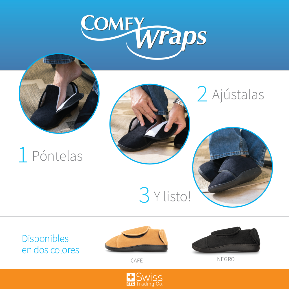 Comfy Wraps Pantuflas Ajustables - Imagen 12