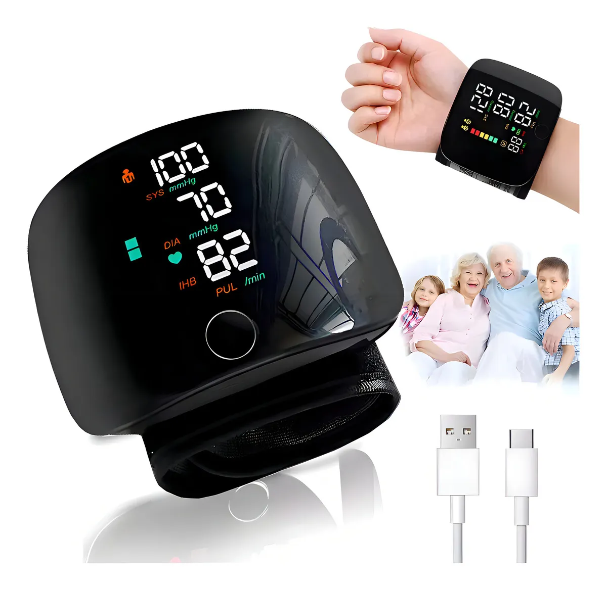 Tensiometro Toma Presion Premium NEGRO