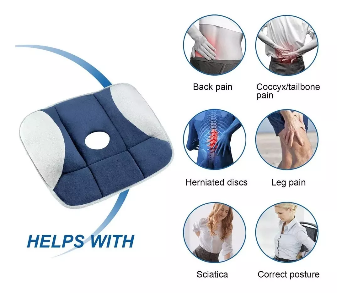 Almohada Cojín Ortopédico Para Silla - Imagen 3